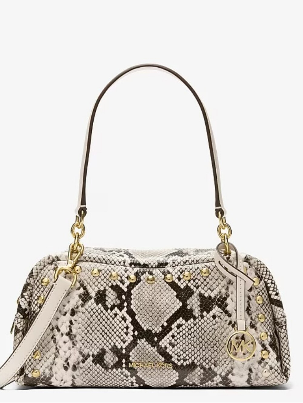 Michael Kors  Snake Embossed Shoulder Bag
